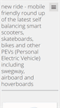 Mobile Screenshot of newride.co.uk