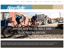 Tablet Screenshot of newride.ch
